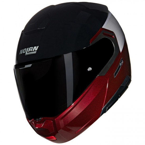 Nolan N90-3 06 Verniciatura Speciale 344 Black Red Grey Flip Front Motorcycle Helmets - SKU 551/9Z0007303440 from RaceLeathers Motorcycle Clothing