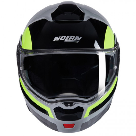 Nolan N90-3 06 Roboto 346 Grey Fluo Yellow Black Flip Front Motorcycle Helmets - SKU 551/9Z0009163460 from RaceLeathers Motorcycle Clothing