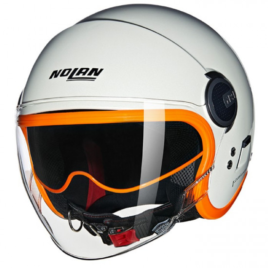 Nolan N21 Visor 06 Ocio 347 White Orange