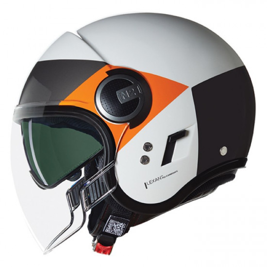 Nolan N21 Visor 06 Onirico 346 White Orange Silver