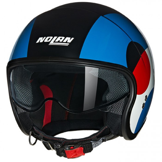 Nolan N21 06 Bicromo 345 Blue White Red Open Face Helmets - SKU 553/2Z0007413450 from RaceLeathers Motorcycle Clothing