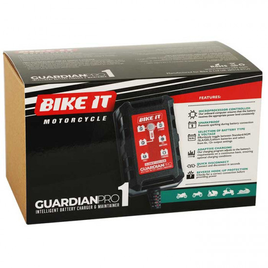 Bike It Guardian Pro 1 Battery Charger & Maintainer Battery Chargers - SKU BCH110