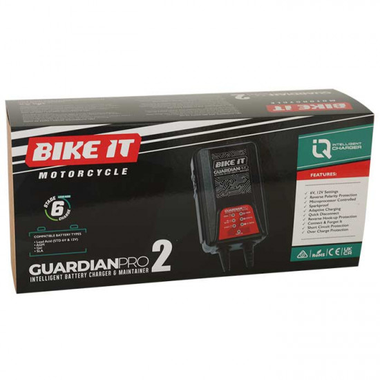 Bike It Guardian Pro 2 Battery Charger & Maintainer Battery Chargers - SKU BCH120