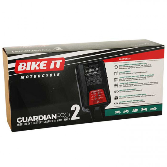 Bike It Guardian Pro 2 Battery Charger & Maintainer Battery Chargers - SKU BCH120