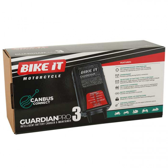 Bike It Guardian Pro 3 Battery Charger & Maintainer Battery Chargers - SKU BCH130