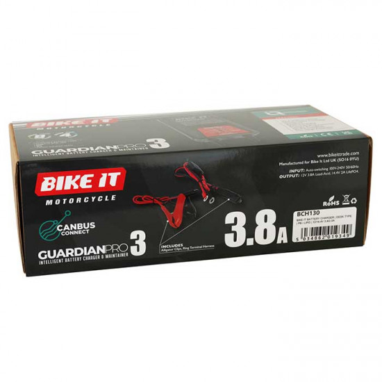 Bike It Guardian Pro 3 Battery Charger & Maintainer Battery Chargers - SKU BCH130