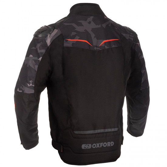 Oxford Omega 1.0 Dry2Dry Mens Jacket Black Camo Red