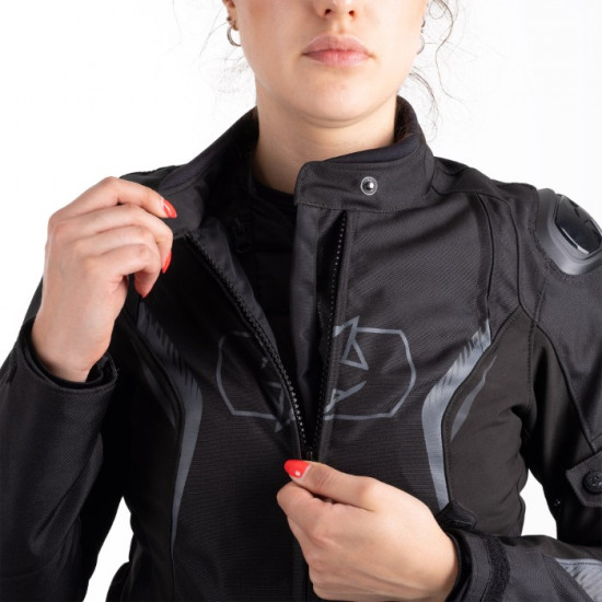 Oxford Omega 1.0 Dry2Dry WS Womens Jacket Stealth Black Ladies Motorcycle Jackets - SKU TW24310108 from RaceLeathers Motorcycle Clothing