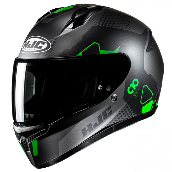 HJC C10 Aspa Green Full Face Helmets - SKU C10AG2XL