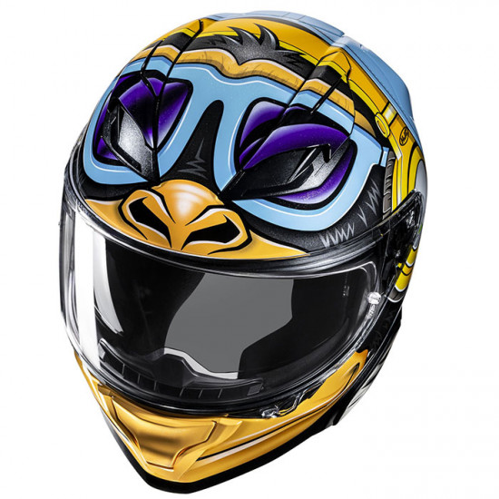 HJC F71 Monkey DJ MC23 Full Face Helmets - SKU F71MDB2XL from RaceLeathers Motorcycle Clothing