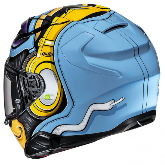 HJC F71 Monkey DJ MC23 Full Face Helmets - SKU F71MDB2XL from RaceLeathers Motorcycle Clothing