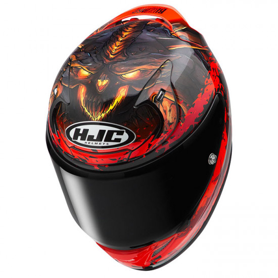 HJC RPHA 12 Diablo Blizzard MC1 Red