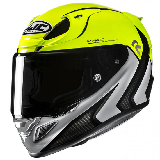 HJC RPHA 12 Kos MC3H Yellow Full Face Helmets - SKU RP12KOY2XL from RaceLeathers Motorcycle Clothing