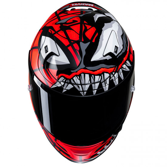 HJC RPHA 12 Maximized Venom Marvel MC1SF Full Face Helmets - SKU RP12MVM2XL from RaceLeathers Motorcycle Clothing