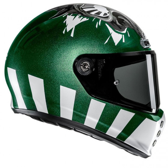 HJC V10 Crania MC4 Green Full Face Helmets - SKU V10CG2XL from RaceLeathers Motorcycle Clothing