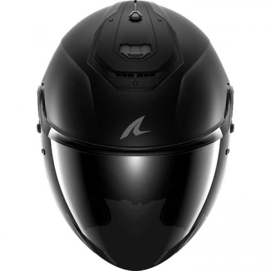 Shark RS Jet Dark Shadow Matt Black Open Face Helmets - SKU 235/HE8203E/DMA1 from RaceLeathers Motorcycle Clothing