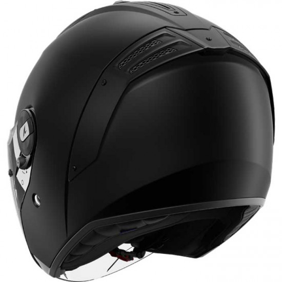 Shark RS Jet Dark Shadow Matt Black Open Face Helmets - SKU 235/HE8203E/DMA1 from RaceLeathers Motorcycle Clothing