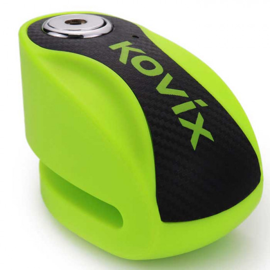 Kovix KNN1 Disc Lock 6mm Fluo Green Security - SKU KOVKNN1FG from RaceLeathers Motorcycle Clothing