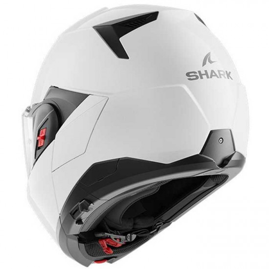 Shark OXO White Flip Front Motorcycle Helmets - SKU 235/HE8700E/W051 from RaceLeathers Motorcycle Clothing