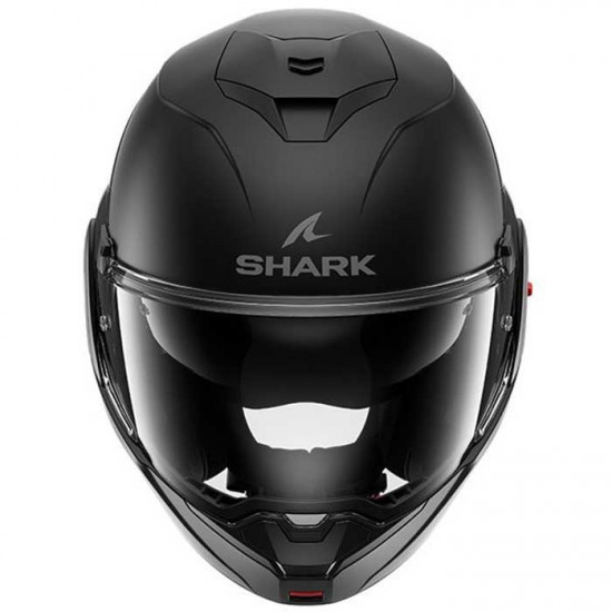 Shark OXO Matt Black Flip Front Motorcycle Helmets - SKU 235/HE8701E/KMA1 from RaceLeathers Motorcycle Clothing