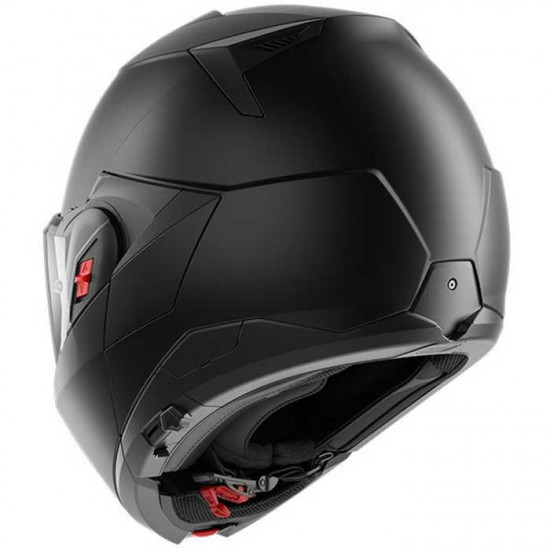 Shark OXO Dark Shadow Matt Black Flip Front Motorcycle Helmets - SKU 235/HE8703E/KMA1 from RaceLeathers Motorcycle Clothing