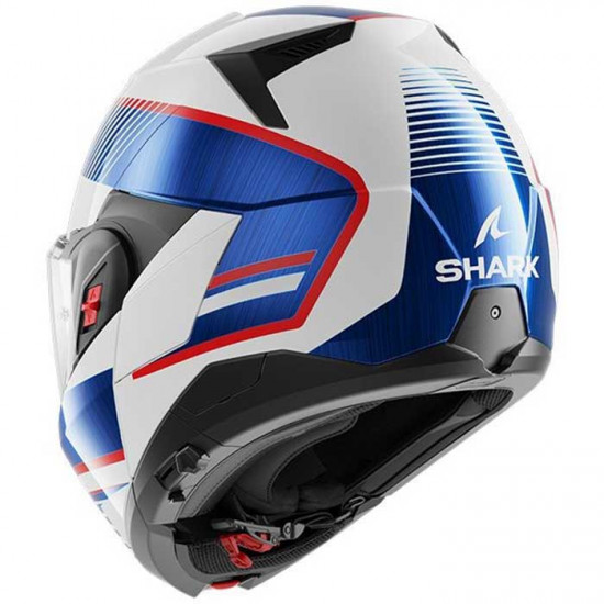 Shark OXO Sikter WUB Flip Front Motorcycle Helmets - SKU 235/HE8710E/WUB1 from RaceLeathers Motorcycle Clothing