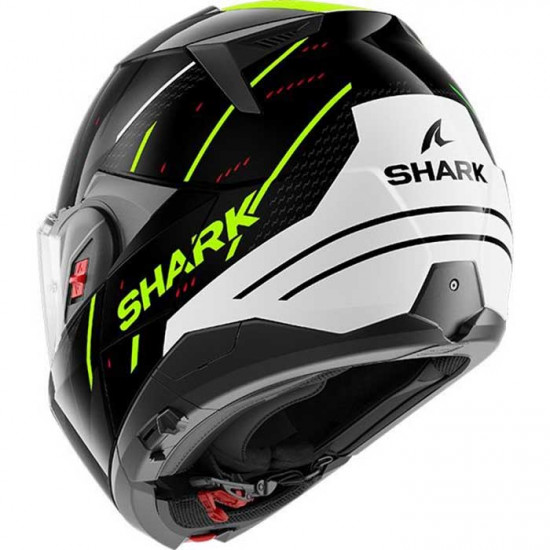 Shark OXO Rydger KWY Flip Front Motorcycle Helmets - SKU 235/HE8712E/KWY1 from RaceLeathers Motorcycle Clothing