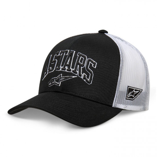 Alpinestars Dunker Trucker Hat Black White Casual Wear - SKU 1214817171020 from RaceLeathers Motorcycle Clothing