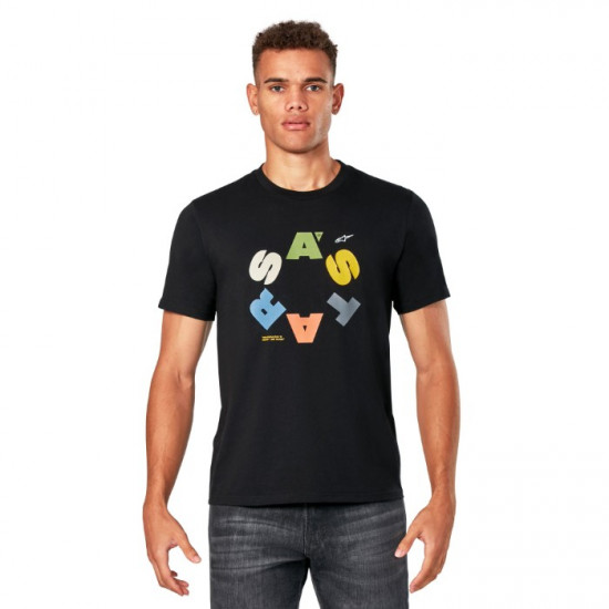 Alpinestars Gambit CSF SS Tee Black Casual Wear - SKU 124472070102XL from RaceLeathers Motorcycle Clothing