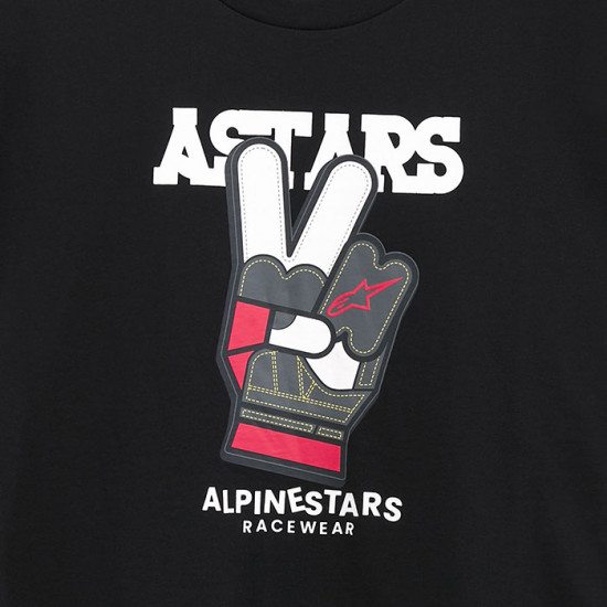 Alpinestars Peaceout CSF Short Sleeve Tee Black Casual Wear - SKU 124472120102XL from RaceLeathers Motorcycle Clothing