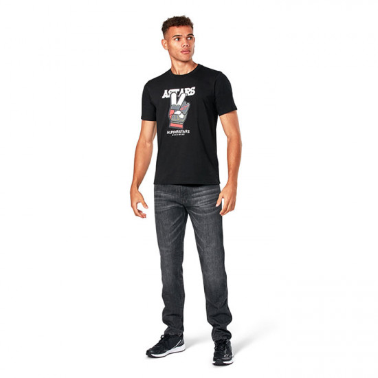 Alpinestars Peaceout CSF Short Sleeve Tee Black Casual Wear - SKU 124472120102XL from RaceLeathers Motorcycle Clothing