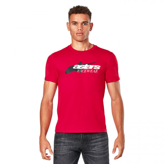 Alpinestars Profile CSF Short Sleeve Tee Red Casual Wear - SKU 124472260302XL from RaceLeathers Motorcycle Clothing