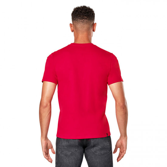 Alpinestars Profile CSF Short Sleeve Tee Red Casual Wear - SKU 124472260302XL from RaceLeathers Motorcycle Clothing