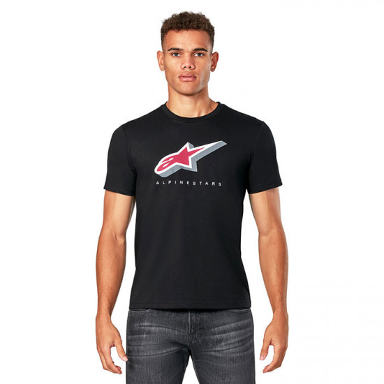 Alpinestars Quicker CSF Short Sleeve Tee Black Casual Wear - SKU 124472240102XL from RaceLeathers Motorcycle Clothing