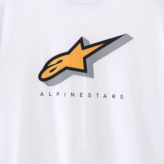 Alpinestars Quicker CSF Short Sleeve Tee White Casual Wear - SKU 124472240202XL from RaceLeathers Motorcycle Clothing