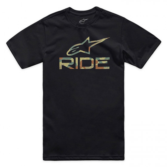 Alpinestars Ride 4.0 Camo CSF Tee - Black Casual Wear - SKU 121473114102XL from RaceLeathers Motorcycle Clothing