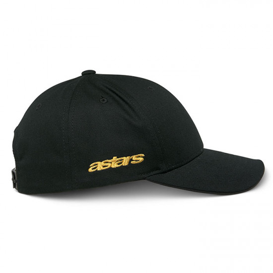 Alpinestars Sessionized Hat Black Gold Casual Wear - SKU 1244815201059 from RaceLeathers Motorcycle Clothing