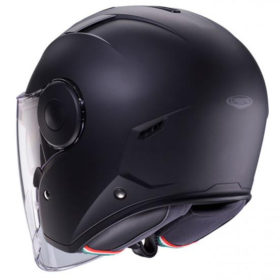 Caberg Soho Matt Black Open Face Helmets - SKU 0841116 from RaceLeathers Motorcycle Clothing