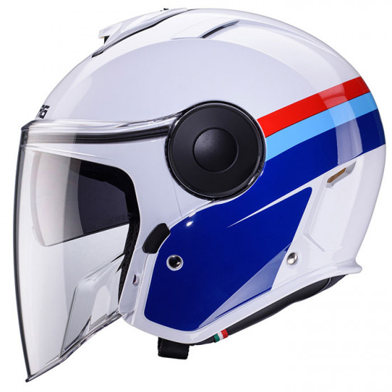 Caberg Soho Zephir White Blue Red