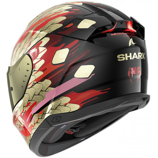 Shark Skwal I3 Venum Black Red Pearl Full Face Helmets - SKU 210/HE0832E/KRQ1 from RaceLeathers Motorcycle Clothing