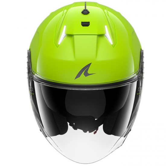 Shark Skwal I3 Jet Blank Fluo Yellow Open Face Helmets - SKU 235/HE3500E/G031 from RaceLeathers Motorcycle Clothing