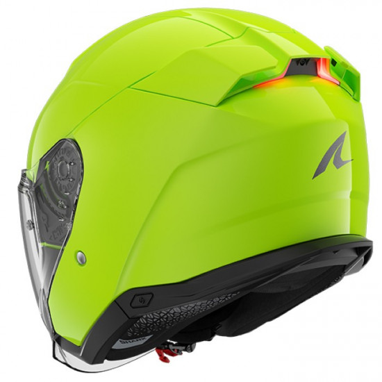 Shark Skwal I3 Jet Blank Fluo Yellow Open Face Helmets - SKU 235/HE3500E/G031 from RaceLeathers Motorcycle Clothing