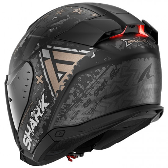 Shark Skwal I3 Jet Hellcat Matt Black Anthracite Open Face Helmets - SKU 235/HE3511E/KUA1 from RaceLeathers Motorcycle Clothing