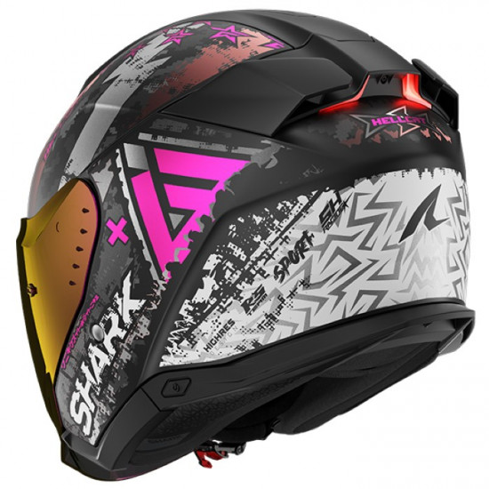 Shark Skwal I3 Jet Hellcat Matt Black Anthracite Violet Open Face Helmets - SKU 235/HE3511E/KUV1 from RaceLeathers Motorcycle Clothing