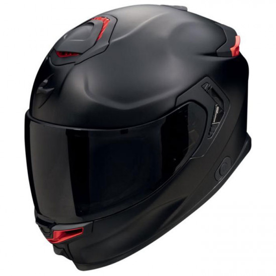 Scorpion EXO-GT SP Air Matt Black Red Full Face Helmets - SKU 750150100101XS from RaceLeathers Motorcycle Clothing