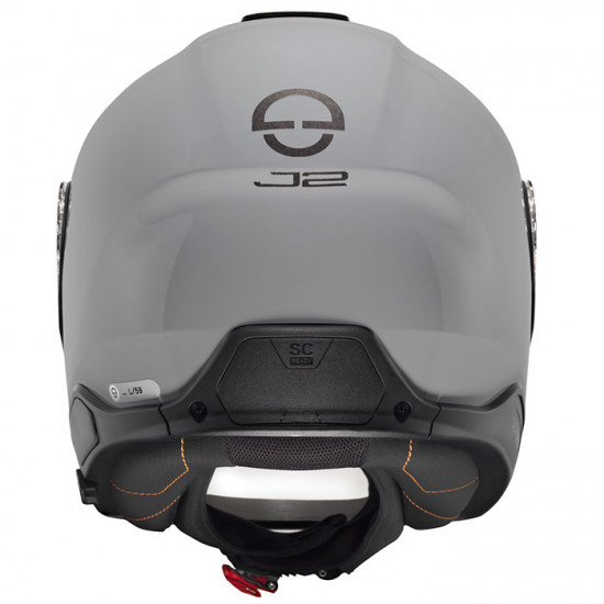 Schuberth J2 Gloss Concrete Grey Open Face Helmets - SKU 910J2CG53 from RaceLeathers Motorcycle Clothing