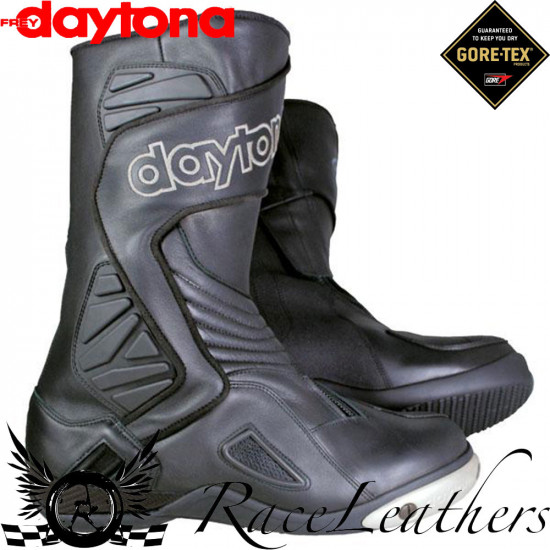 Daytona Voltex GTX Goretex Black Mens Motorcycle Racing Boots - SKU 902EVOVOLTB38