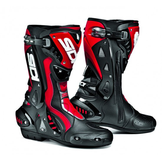 Sidi ST Black Red Sports Bike Boots Mens Motorcycle Racing Boots - SKU 0460485