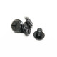 Shoei Base Plate QR Screw Kit Black