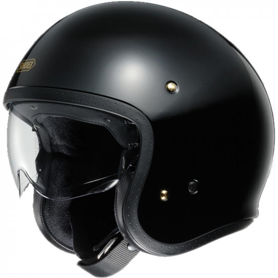 Shoei J.O. Gloss Black Open Face Helmets - SKU 0597211